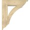 Ekena Millwork Thorton Traditional Rough Sawn Bracket w/ Offset Brace, Douglas Fir, 8"W x 28"D x 32"H BKT0806X28X32THR01RDF - alternate 3